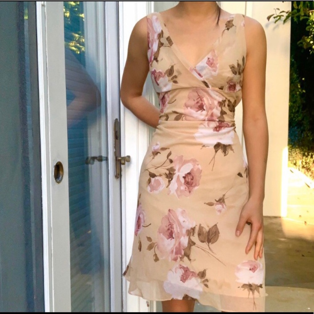 Pretty midi length dress by studio y in the 90s.